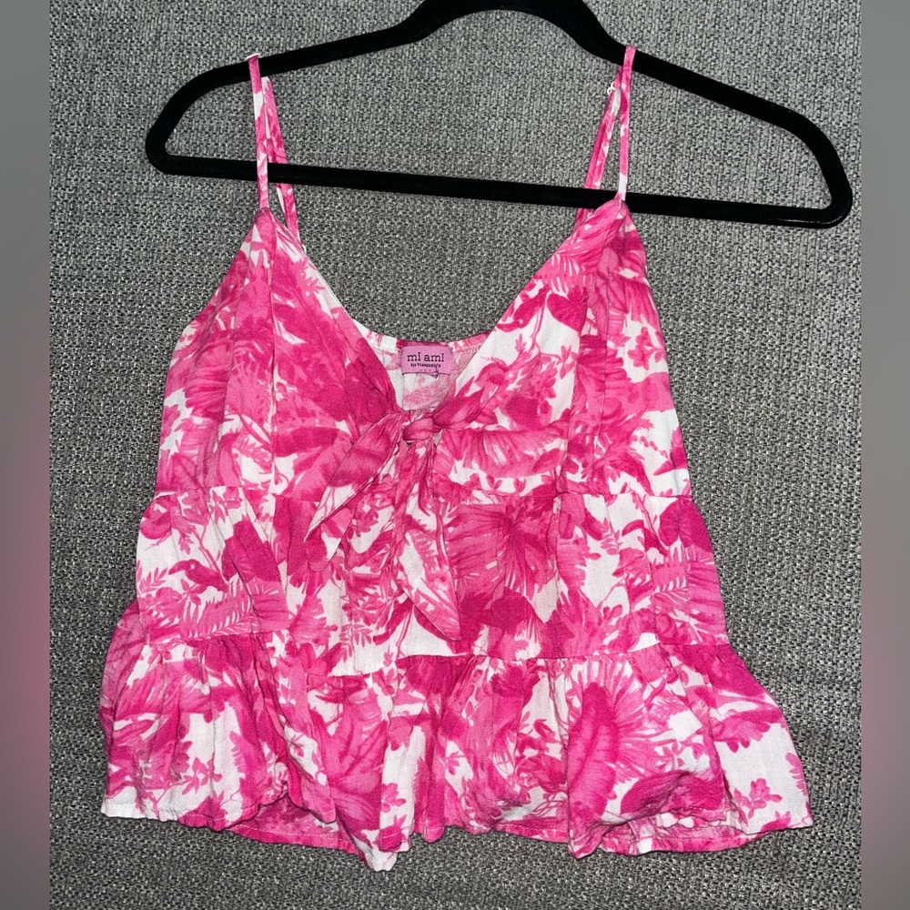Francesca’s Pink Floral Top